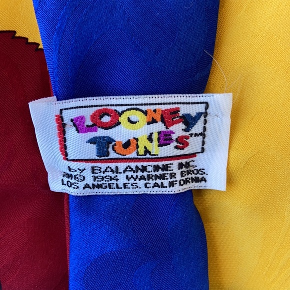 Coca Cola Polar Bear and Warner Bros 1996 Tasmanian Devil Poly Ties! - Picture 4 of 10